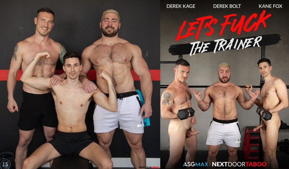 Derek Bolt Kane Fox And Derek Kage Lets Fuck The Trainer