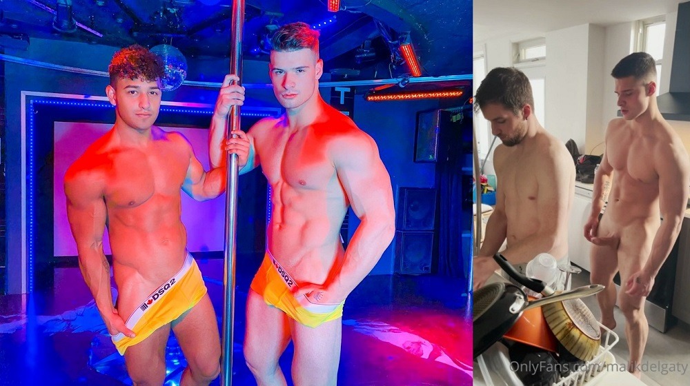 OF Malik Delgaty Threesome With Kenzo Alvarez & Thyle Knoxx