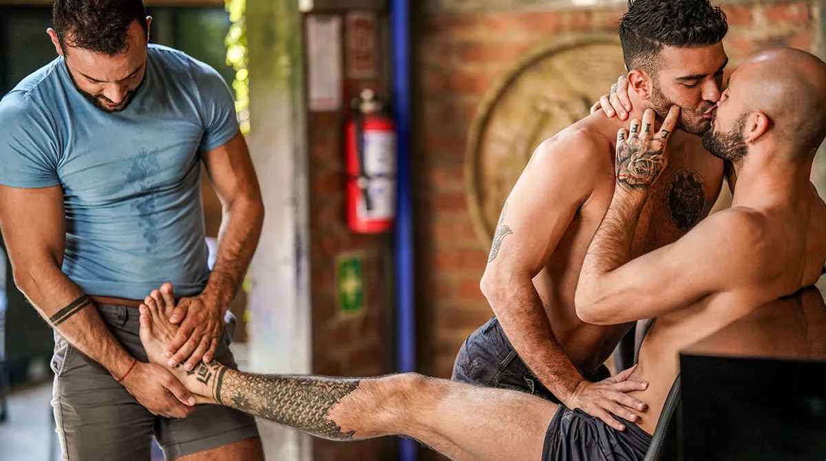 Sir Peter, Jeffrey Lloyd & Pol Prince – Sexy Foot Action