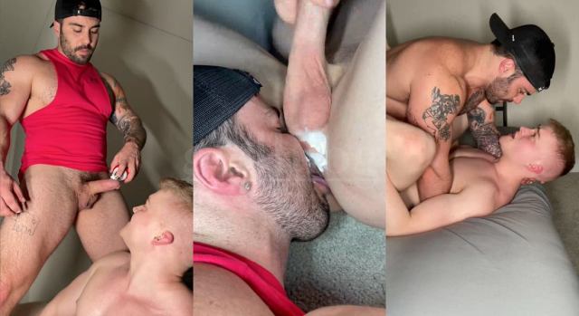 OF Jordan & Alek – Daddy Treating Alek Sweet & Hand Feeding Him His Cream