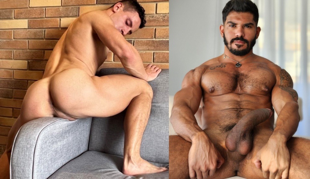 OF Steven Angel sitting on brazilian Gael kRiok’s cock