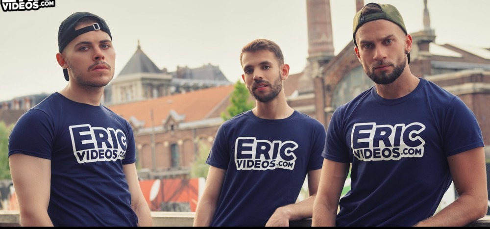 Alex B, Martin XXL and Tommy D – 2 huge cocks for breakfast