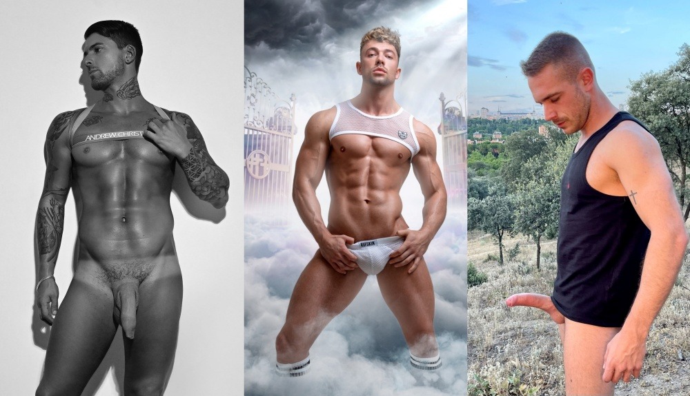 OF Benjamin King being snacked by Rafael Spain and Adrian Gomez