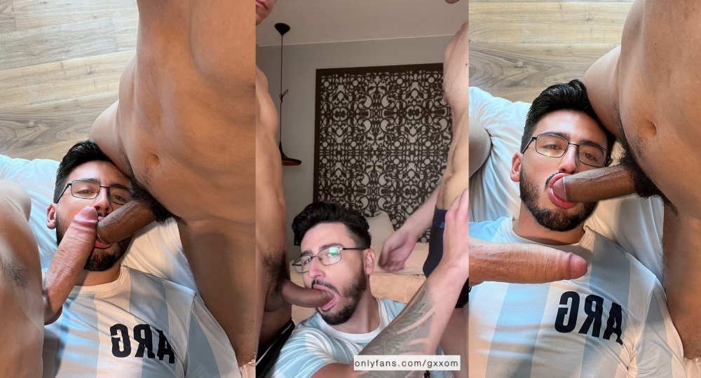 OF GxxxOm and AshDavidj fucks Alvaro Fizz