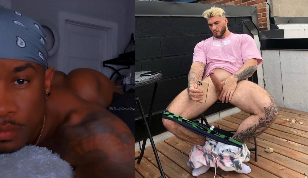 OF William Seed messing with GemTattedFrk’s ass