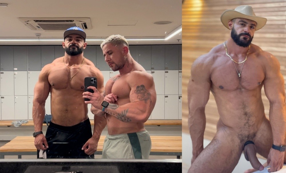 Muscle guys on Rio – Andres Vergel and Tiago Marza