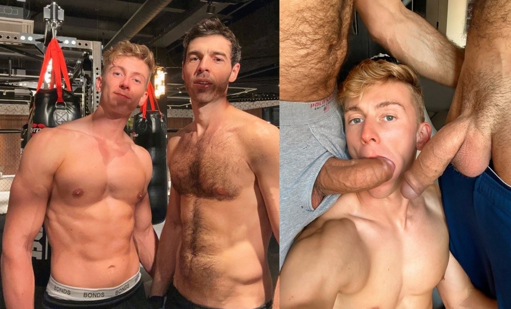 OF Andolini XXL and DaddyXXXL relaxing in British Twunk’s ass