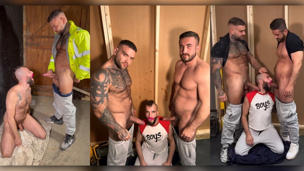 OF Andy Lee, Big Stevo & Sandro Faust – The Bearded Cock Swallower