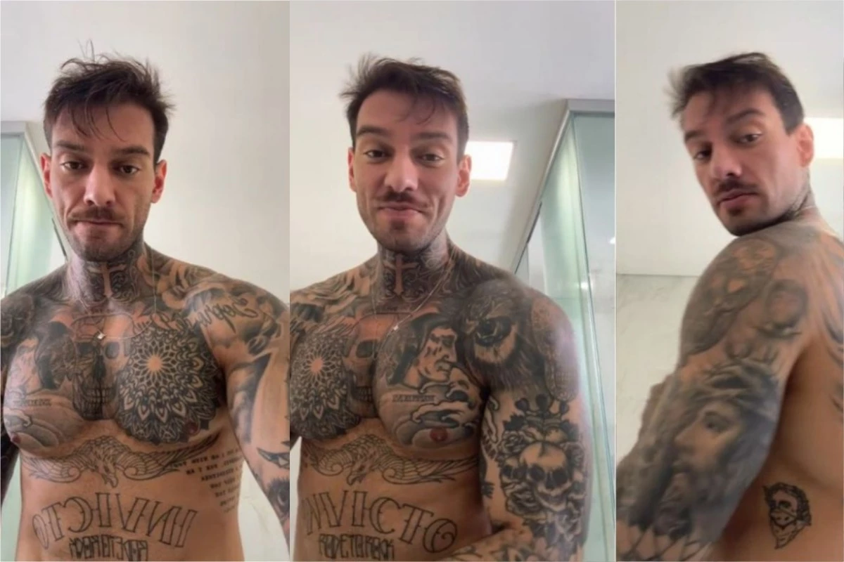Lucas Lucco shows too much while taking a shower, and goes viral after leaking nude video