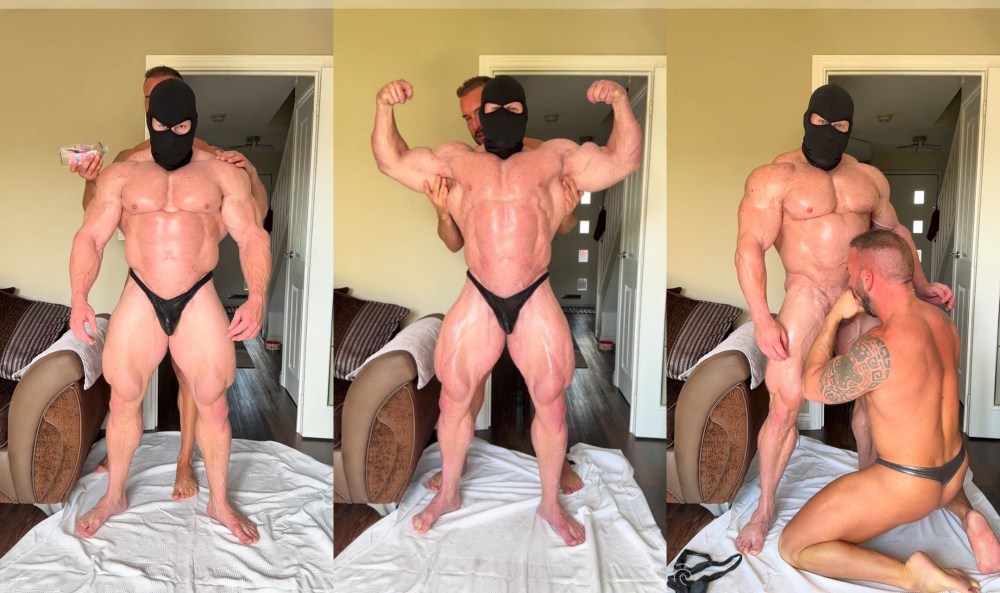 The Masked Bodybuilder and Wilson Micael – Bodybuilder Facial
