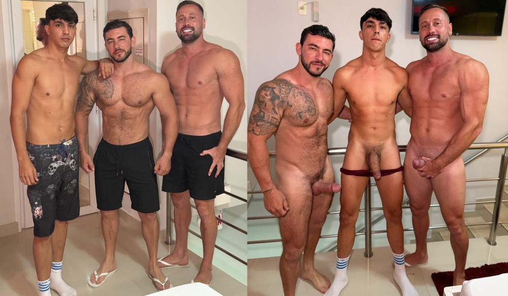 OF Thiago B, Daniel Póvoas and Jardel Lucas