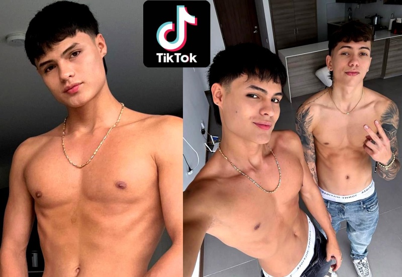 Tiktoker Pablo Marín giving it all in Nudes