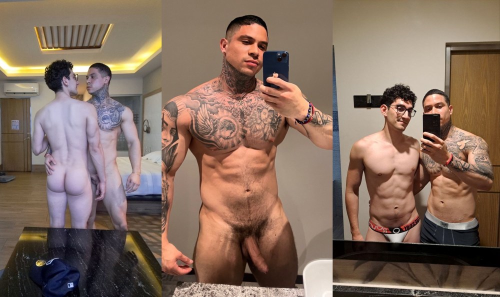 OF Enmanuelj fucks the nerd Dany Nomas