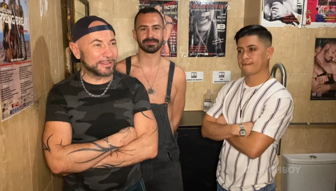 David Charlon gets pounded by Koldo Goran in the toilets of the Berlin Dark