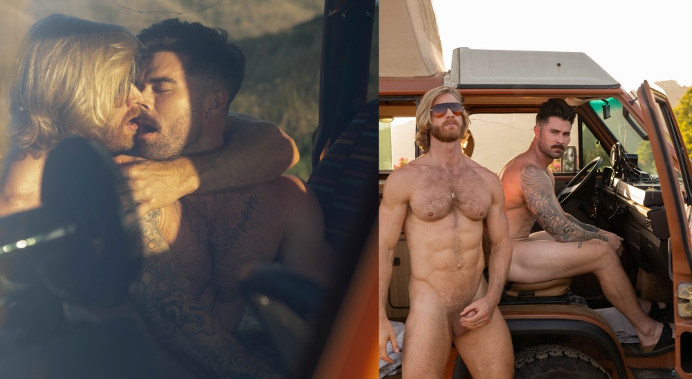 OF Matt Dubbe fucks Kyle Krieger in The Van