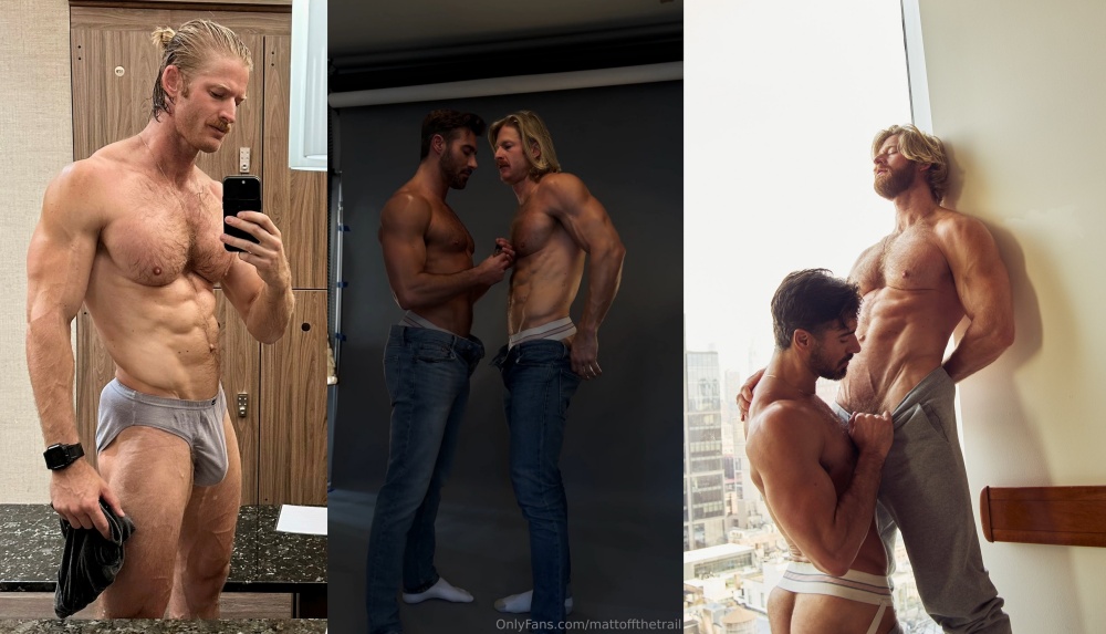 OF Matt Dubbe x Justin Clynes Oiled Up BTS Video For a Photoshoot