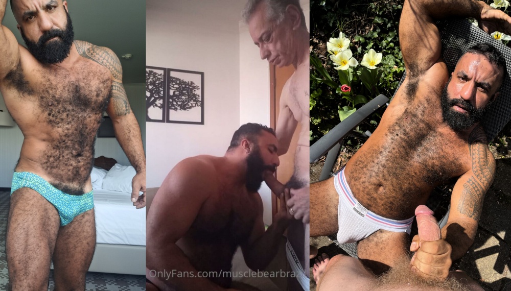 OF MuscleBearBrazil – Fucked By An Older Hung Daddy