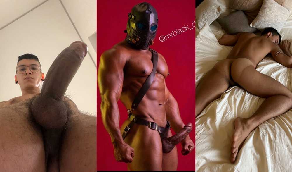 OF MrBlack Dot breaking Luiz Sartori’s ass