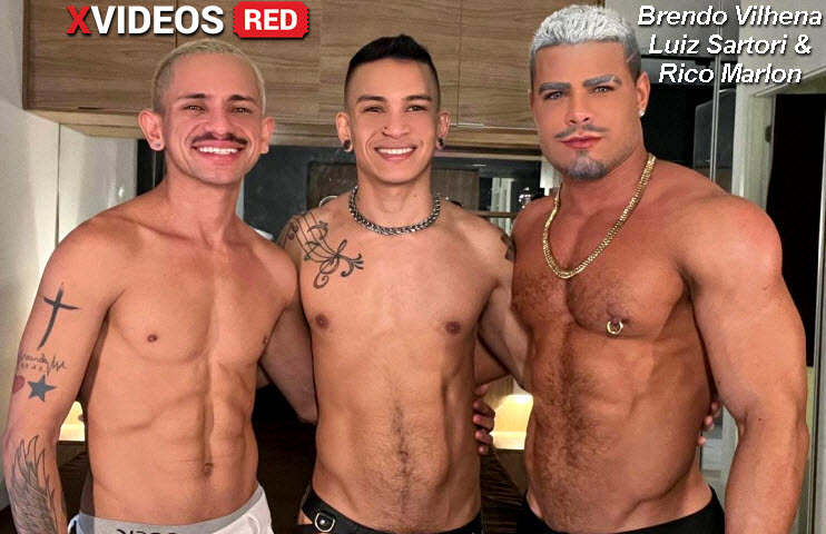 OF Rico Marlon, Brendo Vilhena and Luiz Sartori – Threesome and Whoredom