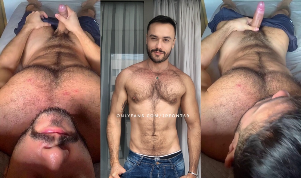 OF JR Font – I Just cum for U