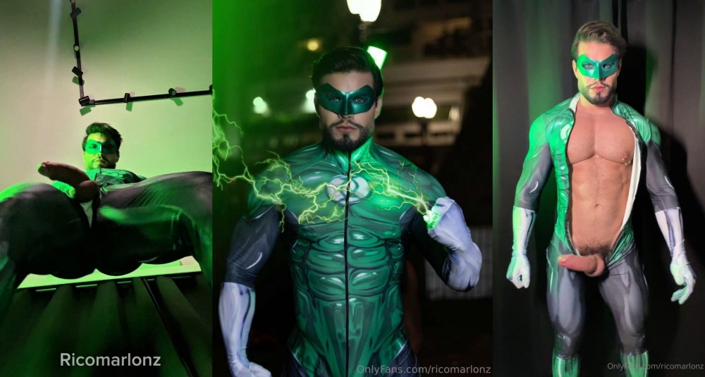 OF Rico Marlon Big thick Lantern Green – Masturbation Big thick Loads of Milk