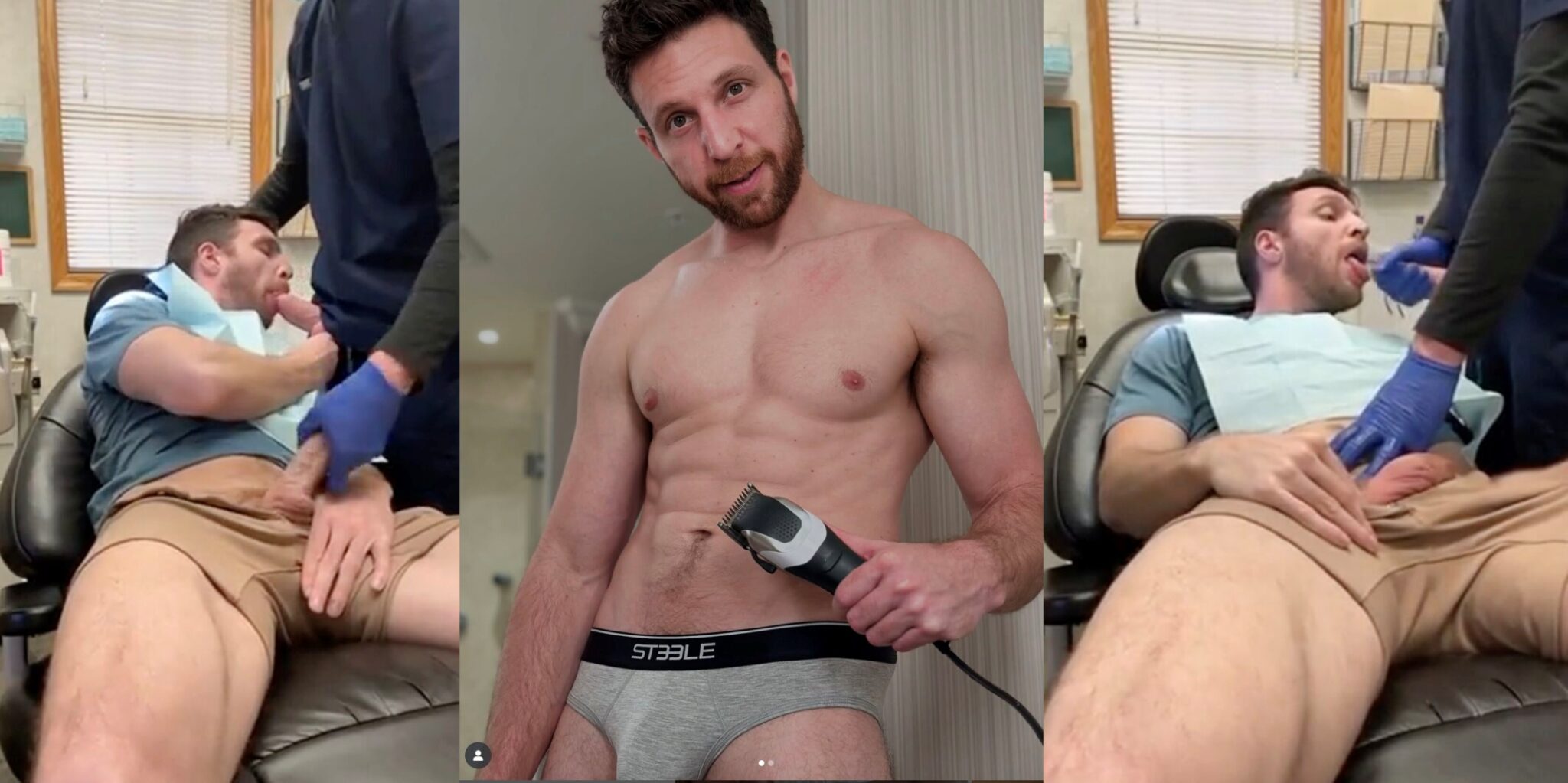 OF Came to dentist appointment but got throat fucked