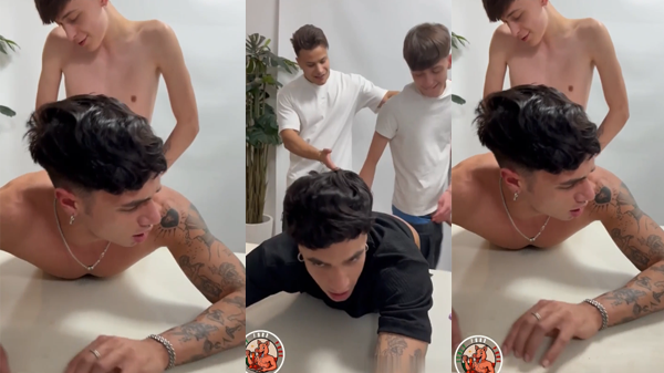 OF Denis Dosio, Giulioxleone, Fabrizio Paradiso & Twink Breaker – Cooking Session Turned into 4some