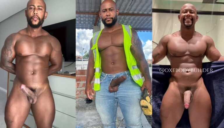 Paulo Victor (@oxepaulovictor) Bodybuilder Black – 5 Videos