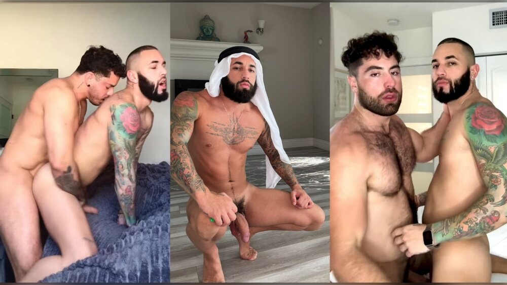 OF Tiktoker Guzdoes getting fucks by the couple Jose Poyato and Ruggery Valdivia