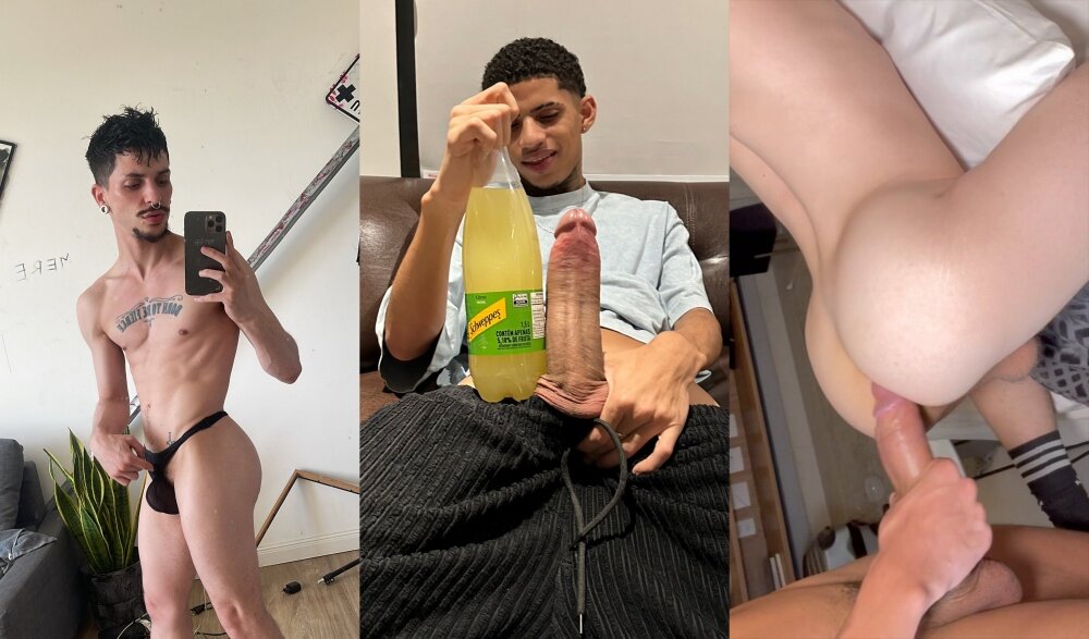 OF Peuops Ramos (Novinho26cm) fucks the gringo Alex Roman